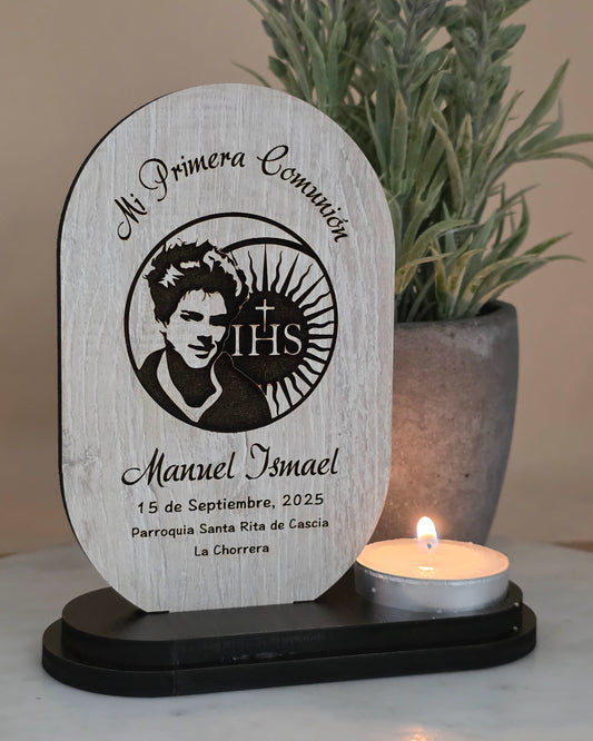 COD. 129 - Recordatorio Candelabro Minimalista