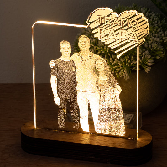 COD. 925 - Lámpara "Te Amo Papá"