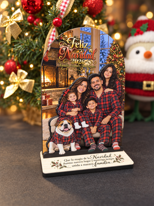 COD. 492 - Foto 3D de Navidad Personalizada