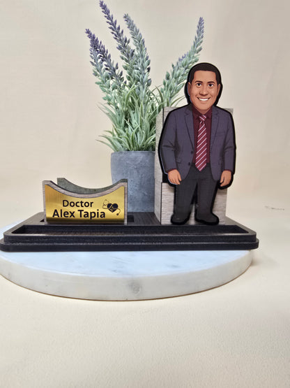 COD. - 406   Organizador personalizado con caricatura personalizada.