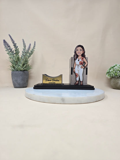 COD. - 406   Organizador personalizado con caricatura personalizada.