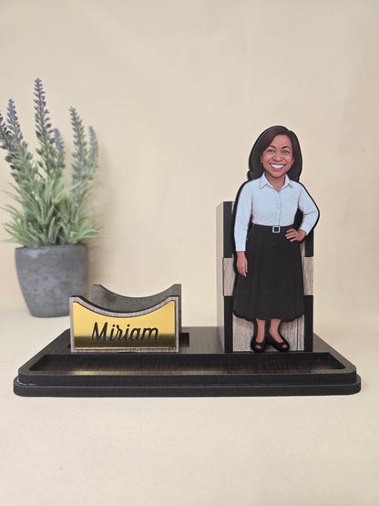 COD. - 406   Organizador personalizado con caricatura personalizada.