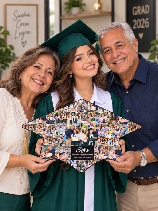 Collage Birrete de Graduación Personalizado